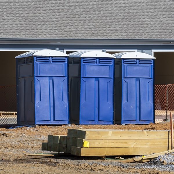 are there any restrictions on what items can be disposed of in the porta potties in Olds